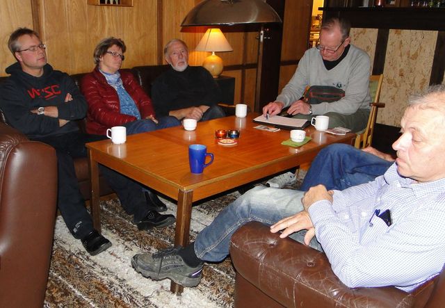 Leif Aronsson, Gunilla Karsbo, Ernst Bjureflo, Jan-Erik Hellman och Jörgen Widegren (Foto Rolf Pellving)